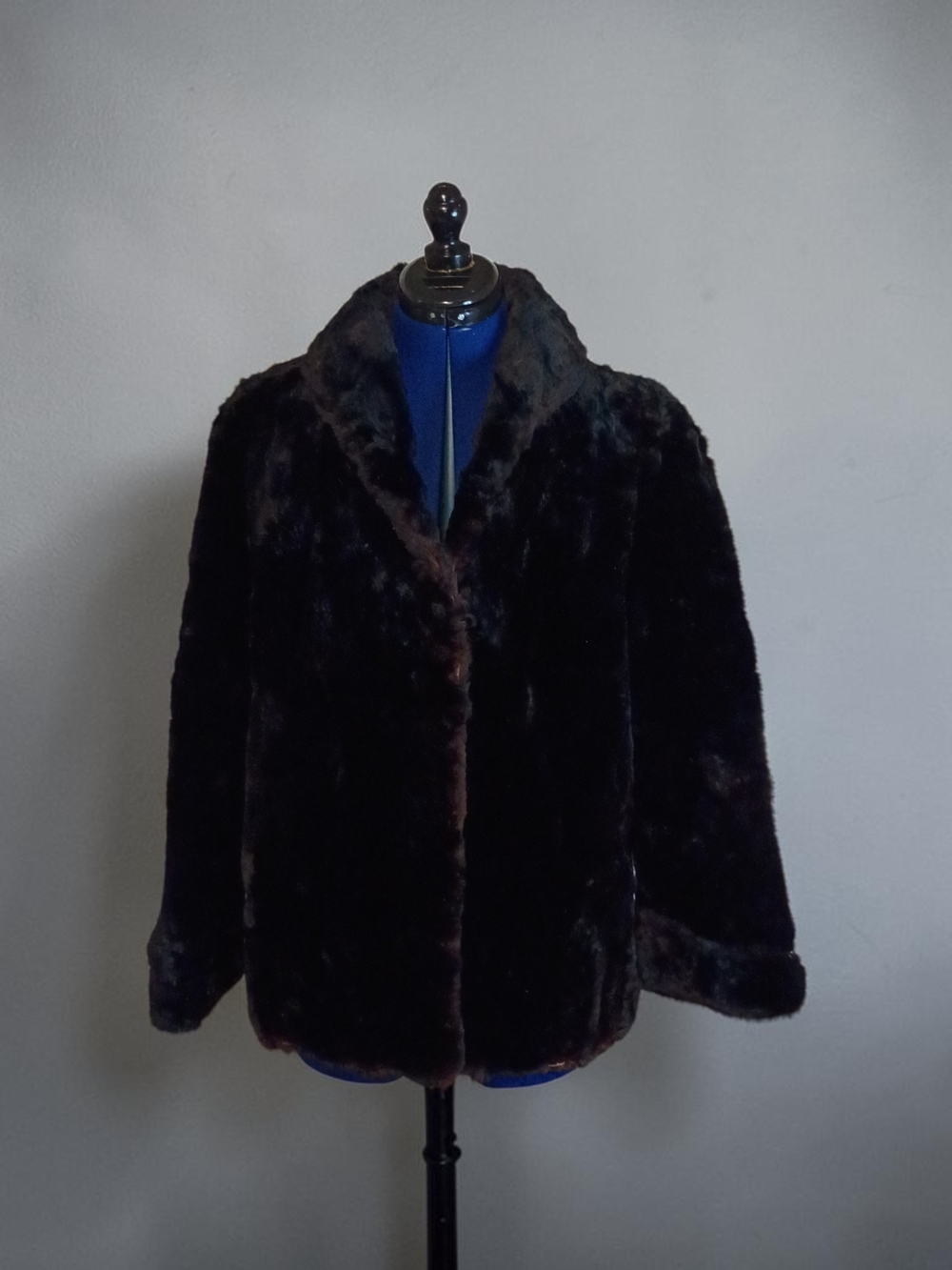 Vintage Michaels Furs Black Fur Coat